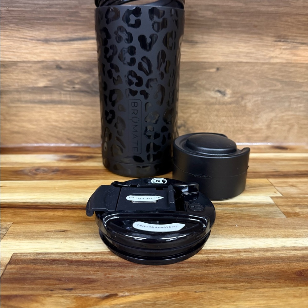 BrüMate Black Leopard Print Hopsulator Trio